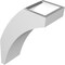Ekena Millwork 4-in. W x 8-in. D x 12-in. H Thorton Architectural Grade PVC Knee Brace BRCP04X08X12THR - alternate 2